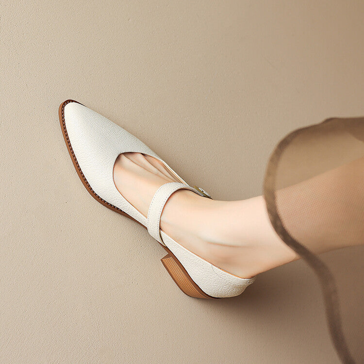 Bellani Leather Mary Janes