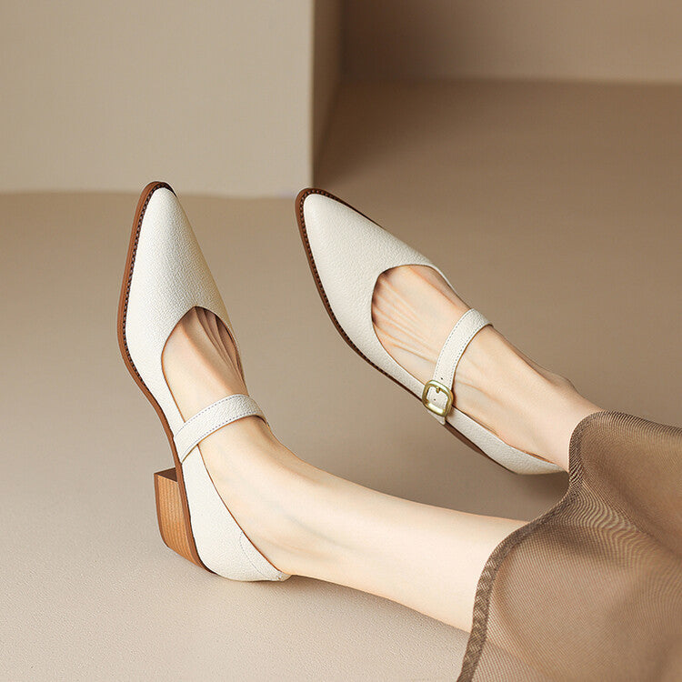 Bellani Leather Mary Janes