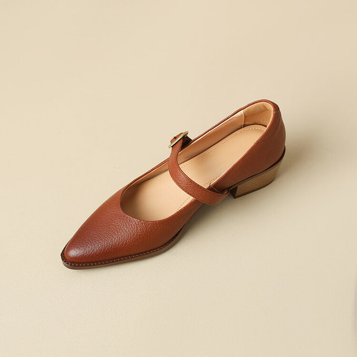 Bellani Leather Mary Janes