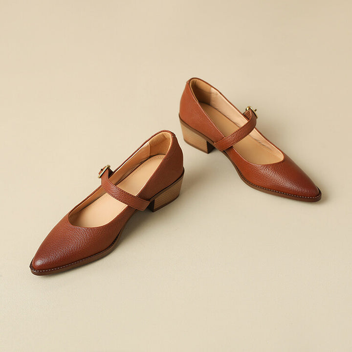Bellani Leather Mary Janes