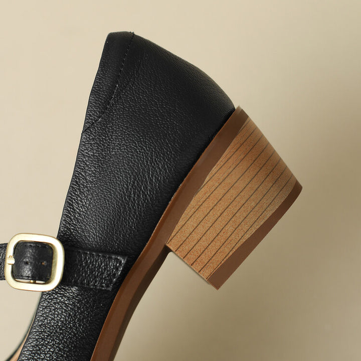 Bellani Leather Mary Janes