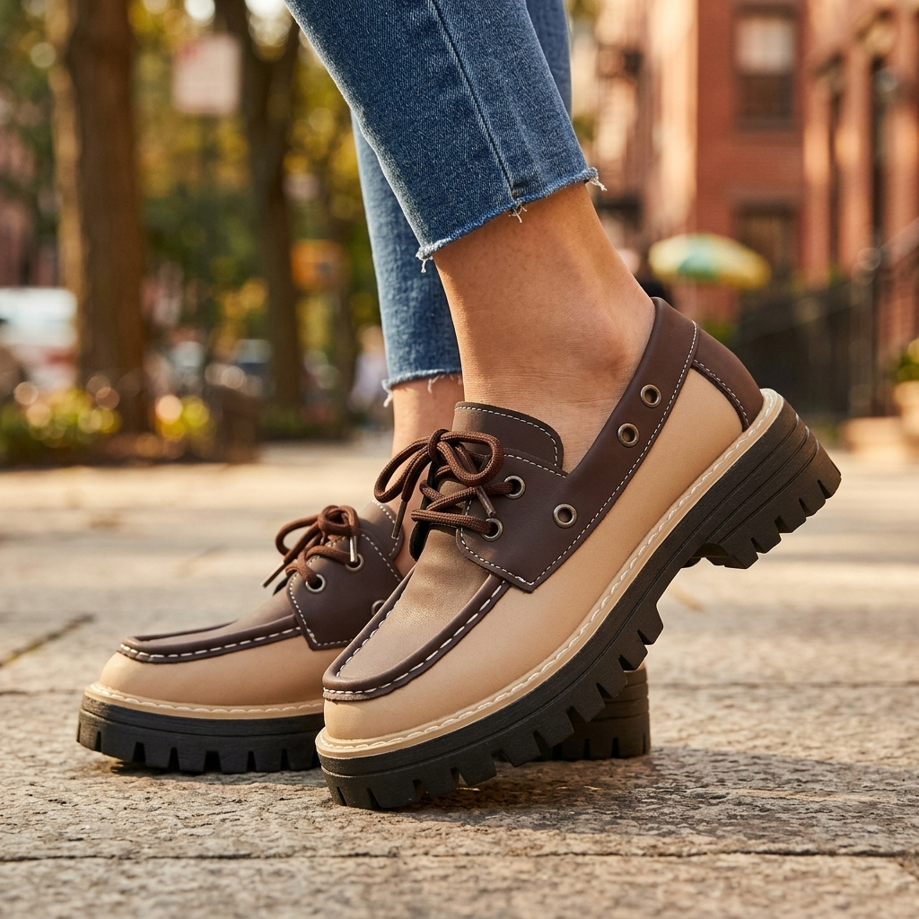 Harper Vintage Leather Derbies