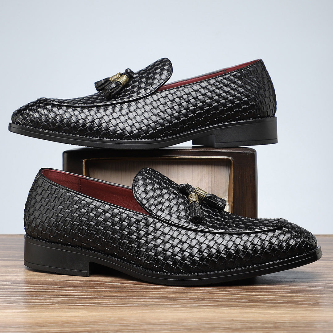 Ravello Woven Leather Loafers