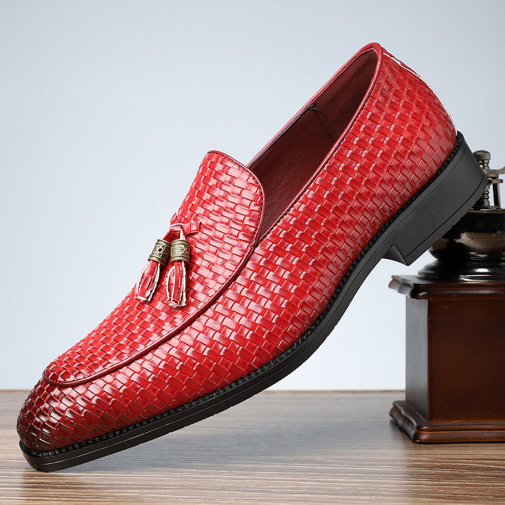 Ravello Woven Leather Loafers
