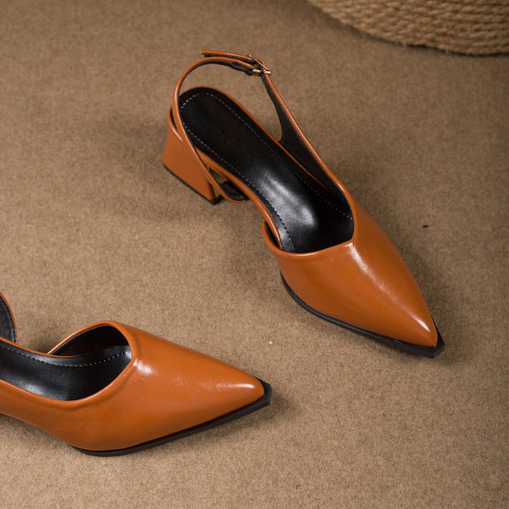 Maribel Pointed Slingback Heels