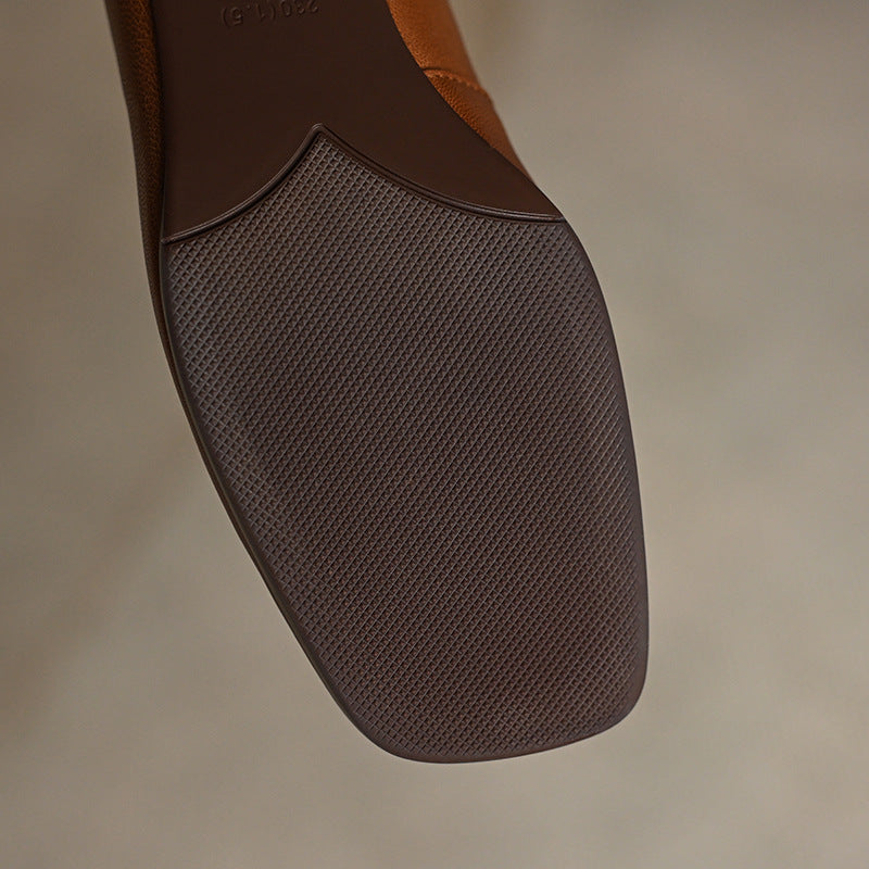 Evelyn Square-Toe Heels