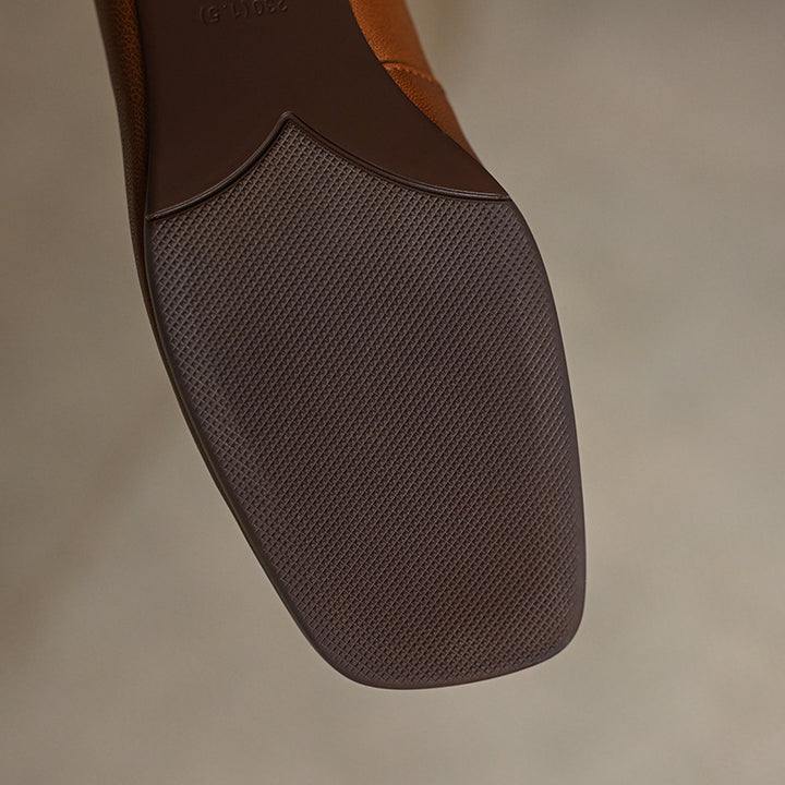 Evelyn Square-Toe Heels