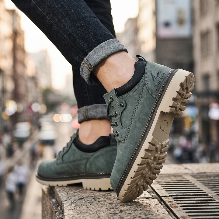 Callum Suede Lug Derbies