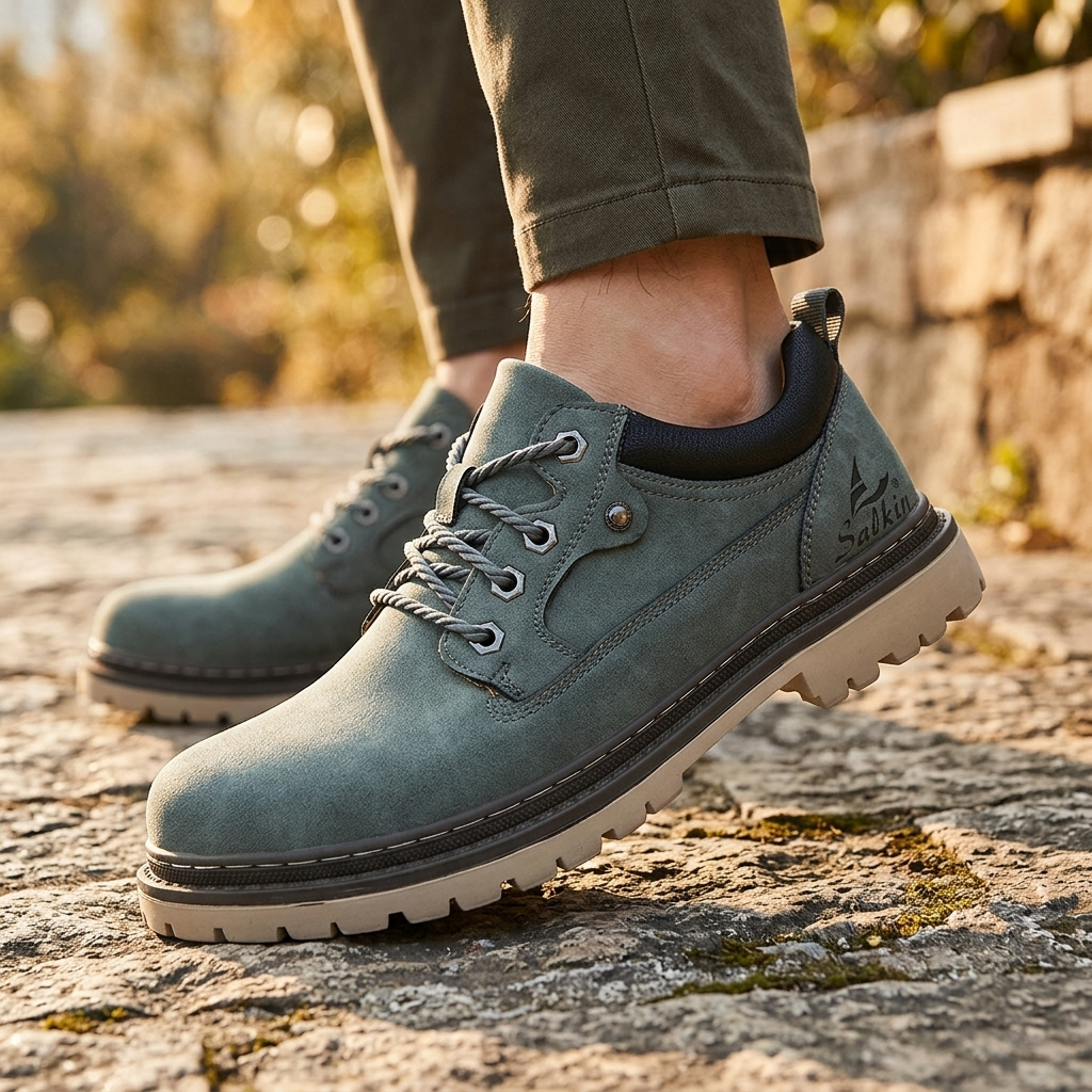Callum Suede Lug Derbies