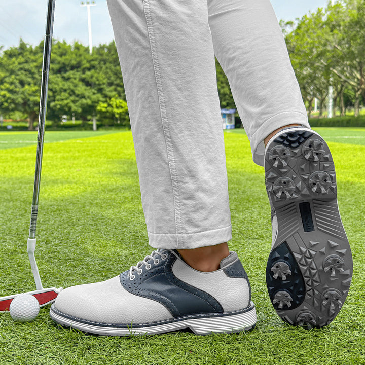 Denver Leather Golf Shoes