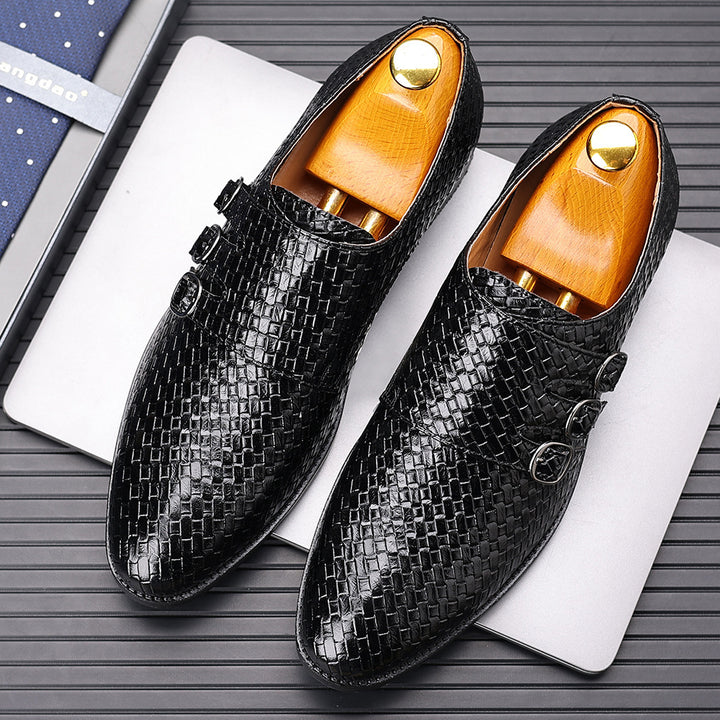 Vourio Trenza Leather Loafers