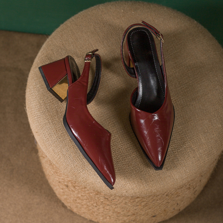 Maribel Pointed Slingback Heels