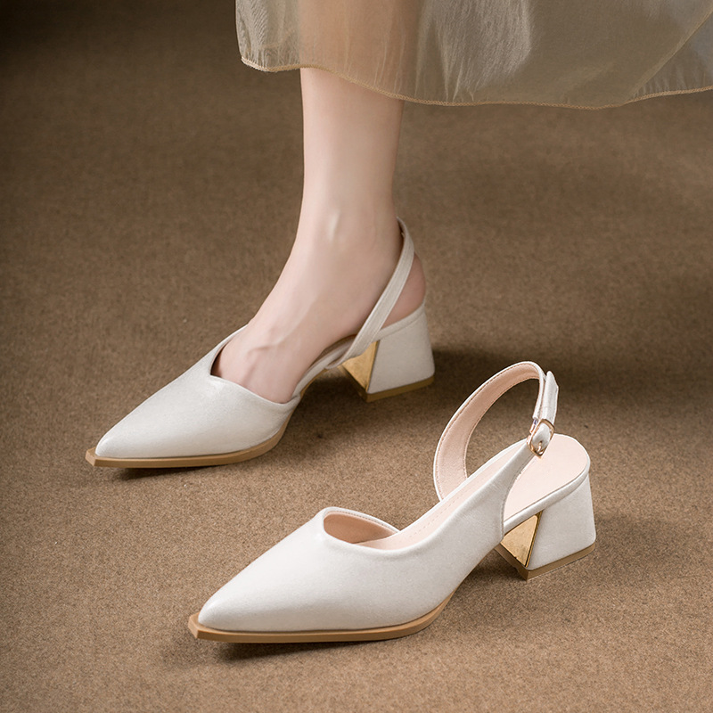 Maribel Pointed Slingback Heels