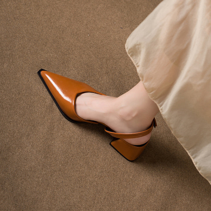 Maribel Pointed Slingback Heels