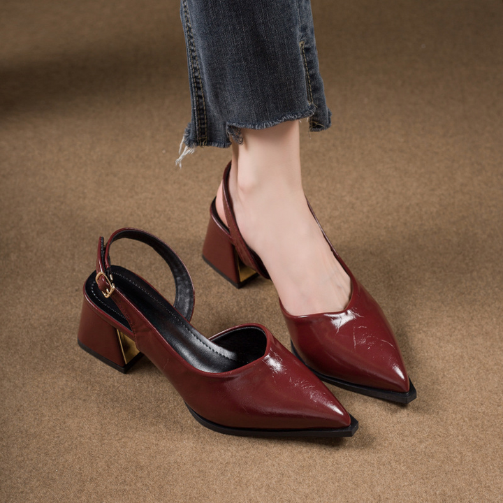 Maribel Pointed Slingback Heels