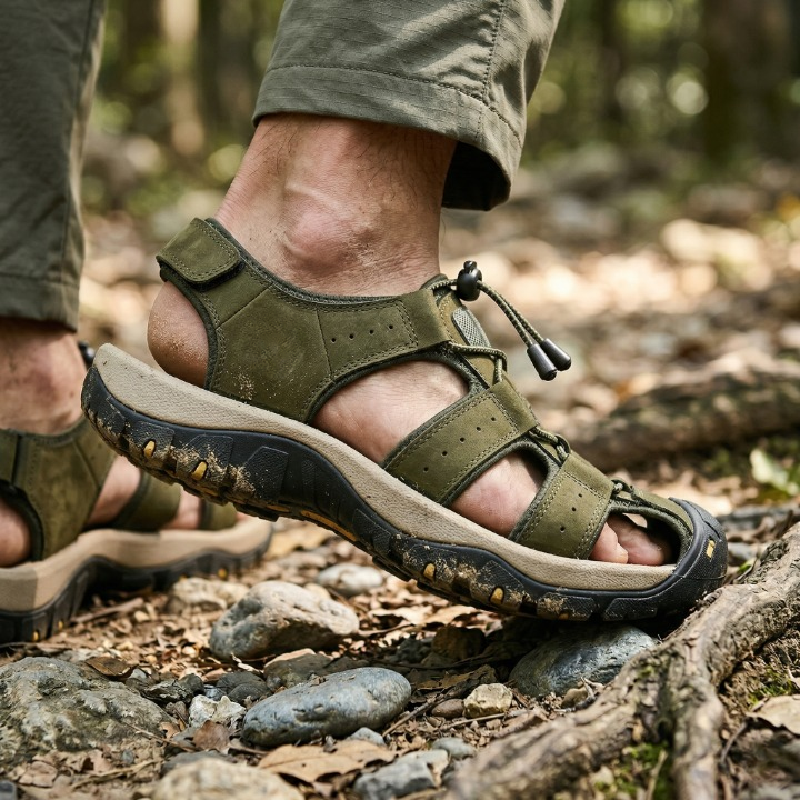 Pathfinder All-Terrain Leather Sandals
