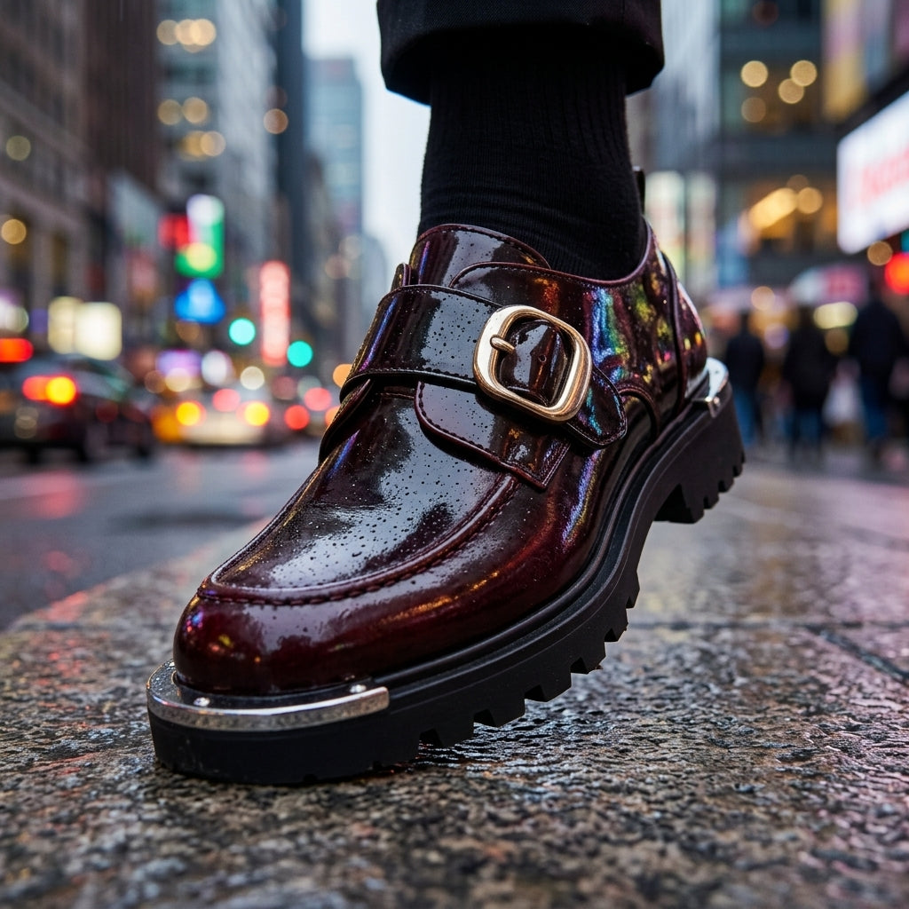 Prescott Genuine Leather Derbies