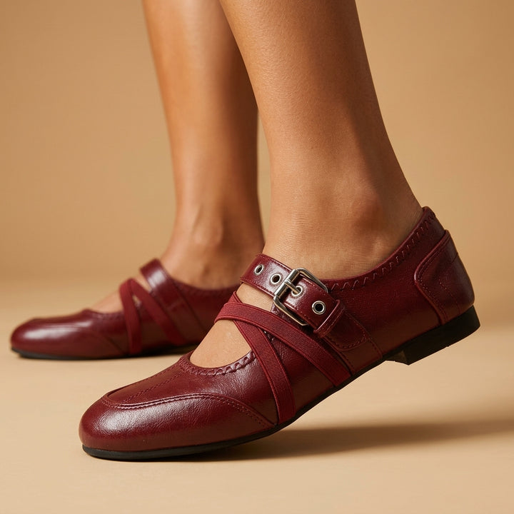 Brielle Vintage Leather Mary Janes