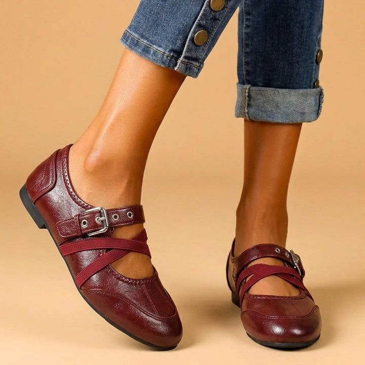 Brielle Vintage Leather Mary Janes