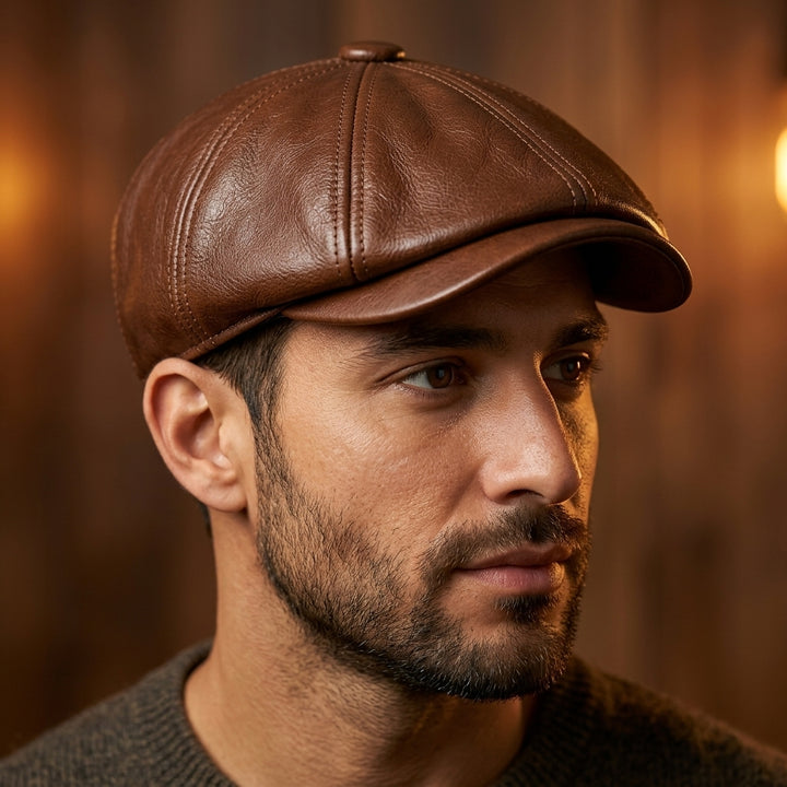 Calloway Vintage Leather Cap