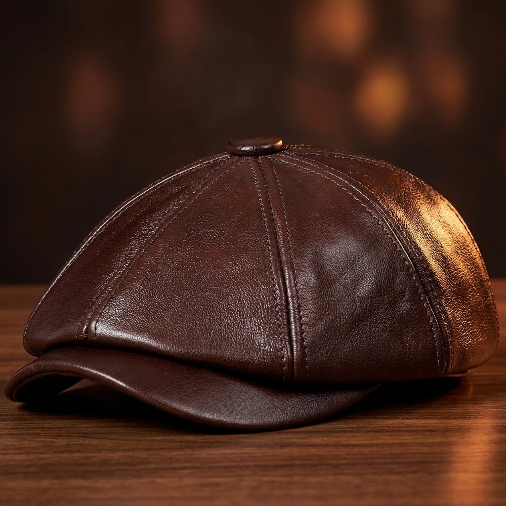 Calloway Vintage Leather Cap