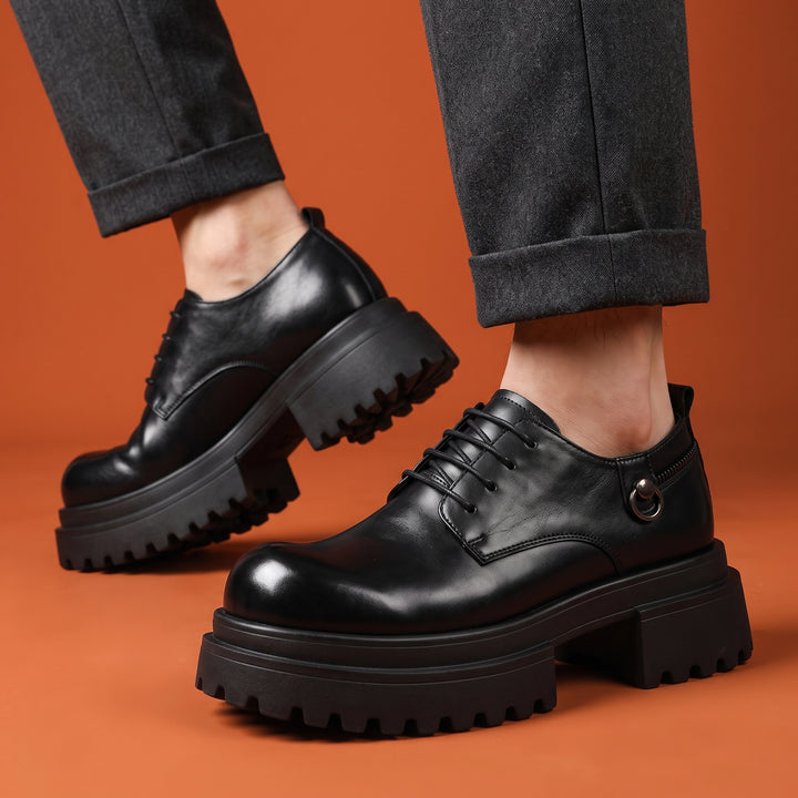 Maddox Retro Leather Derbies