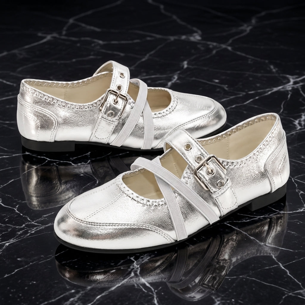 Brielle Vintage Leather Mary Janes