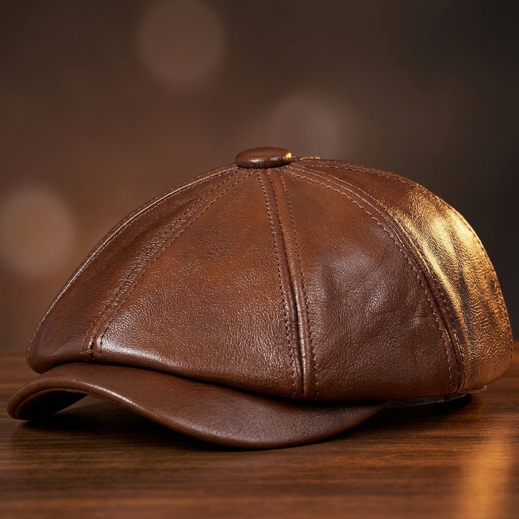 Calloway Vintage Leather Cap