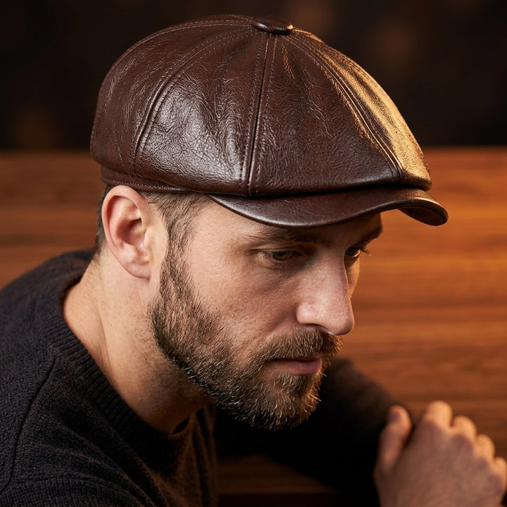 Calloway Vintage Leather Cap