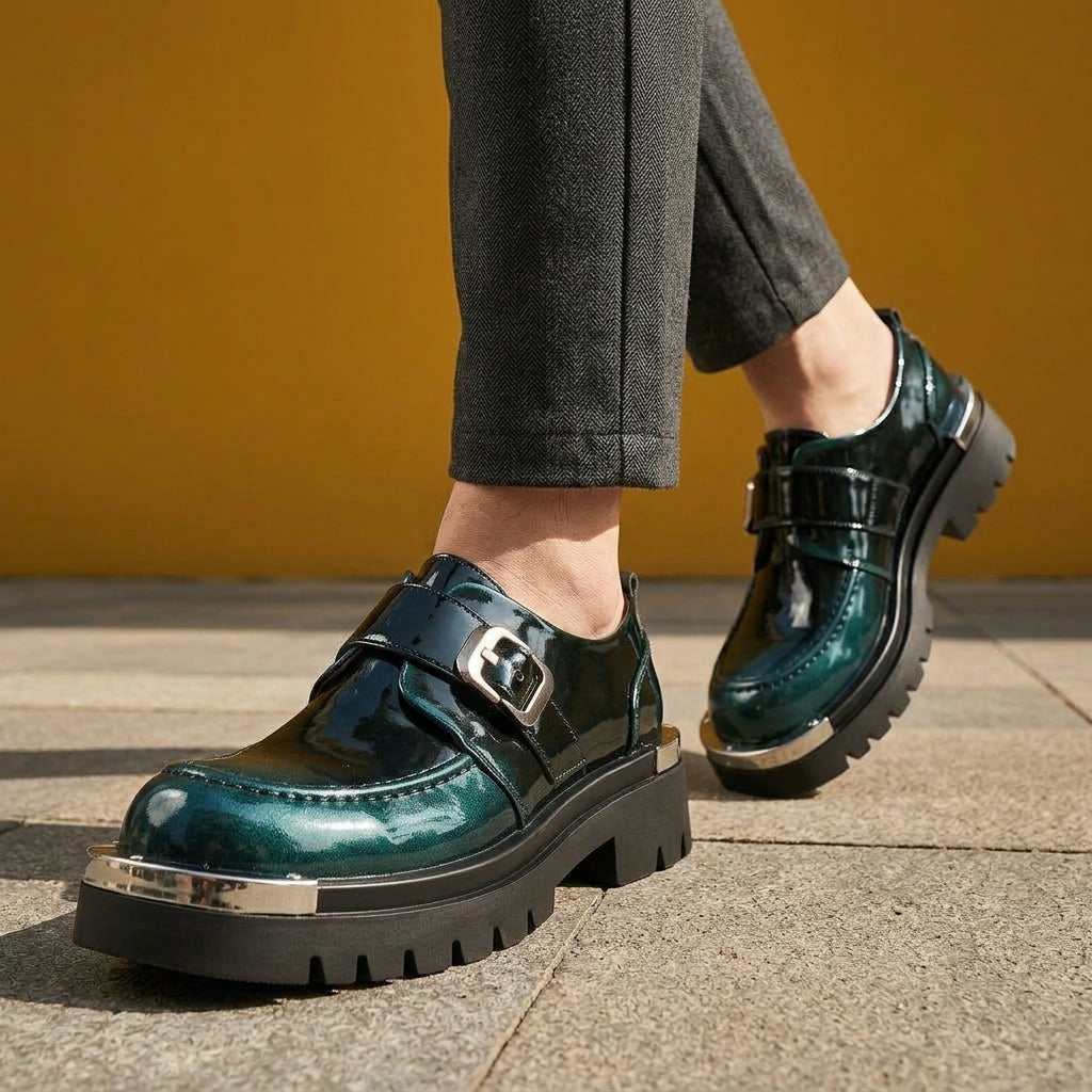 Prescott Genuine Leather Derbies