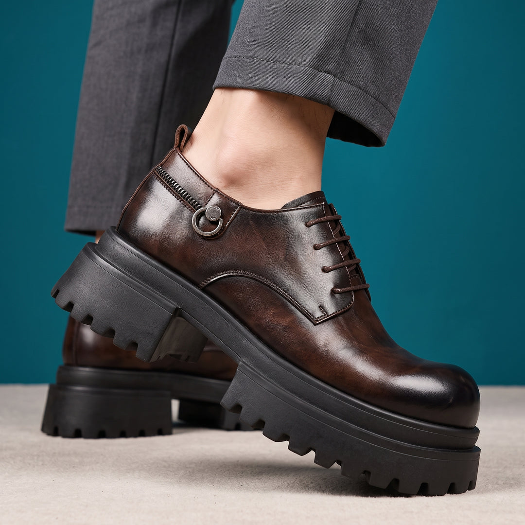 Maddox Retro Leather Derbies