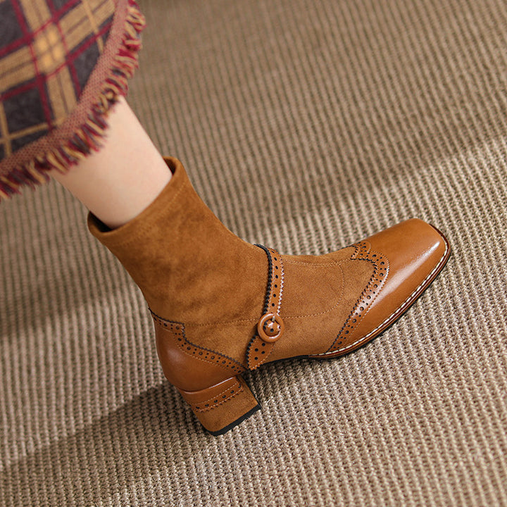 Alessia Genuine Leather Boots