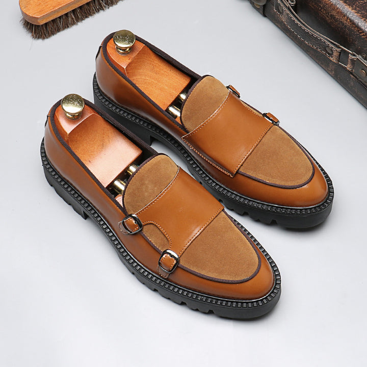 Montaro Genuine Leather Lug Derbies