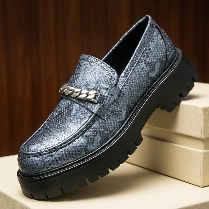 Kingston Embossed Leather Derbies