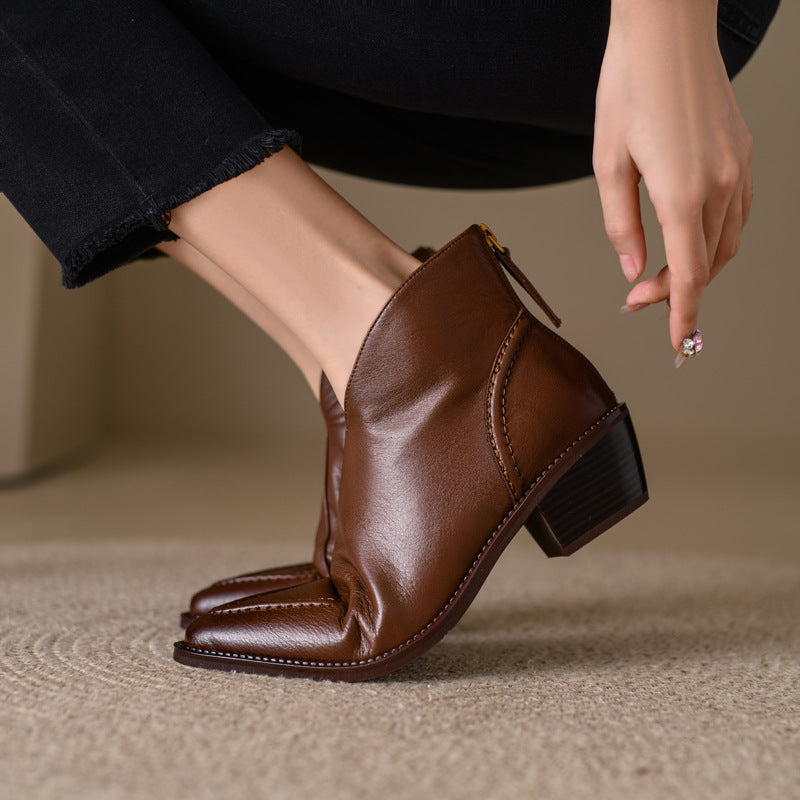 Cali Rae Genuine Leather Boots