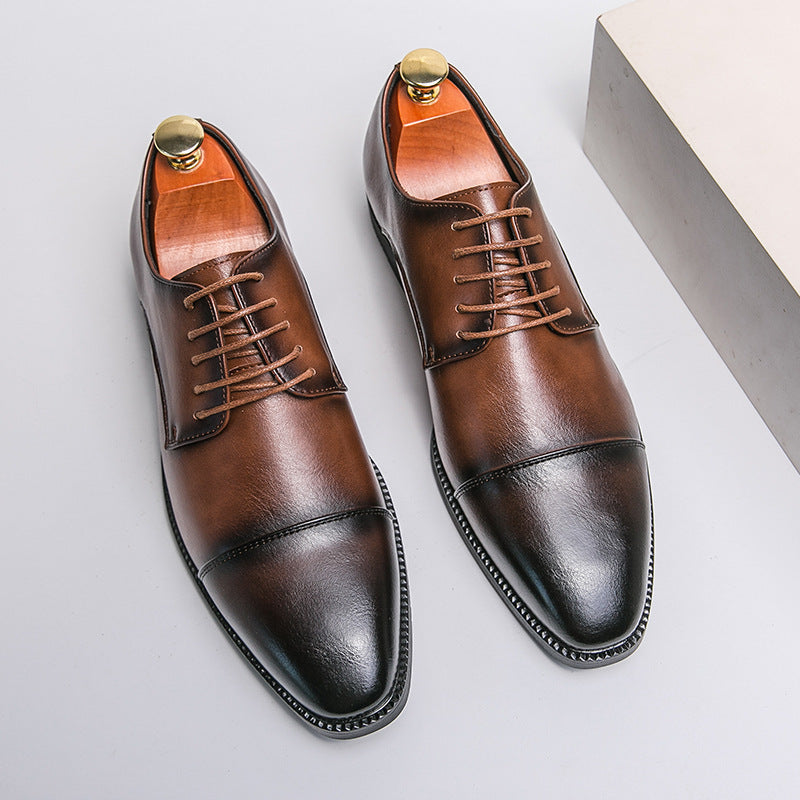 Winston Burnished Leather Oxfords