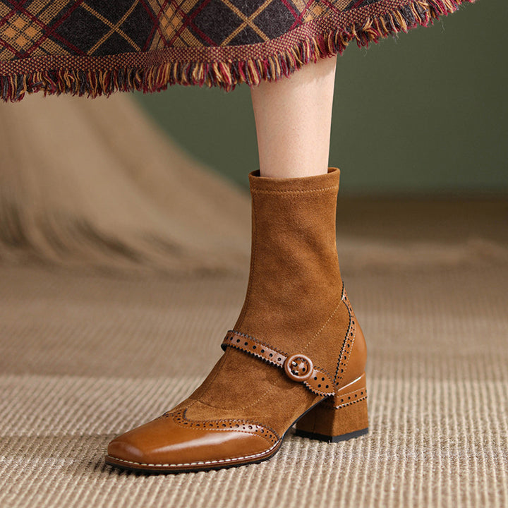 Alessia Genuine Leather Boots