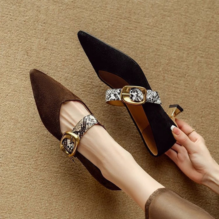 Renata Velvet Kitten Heels