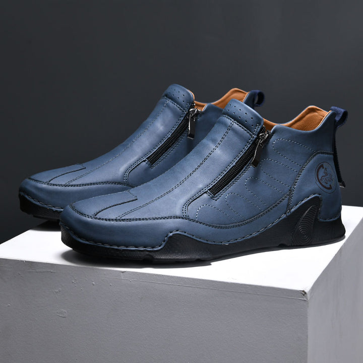 Stratos Leather Zip Boot