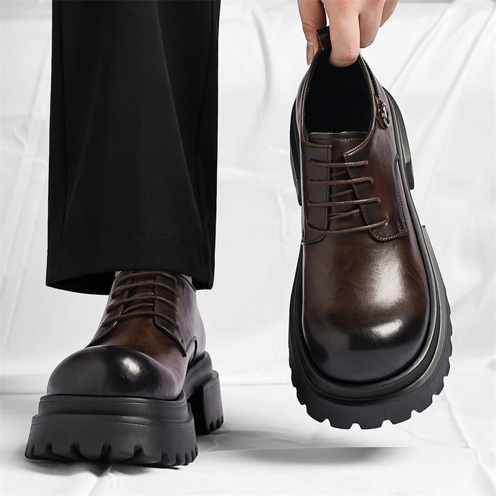 Maddox Retro Leather Derbies