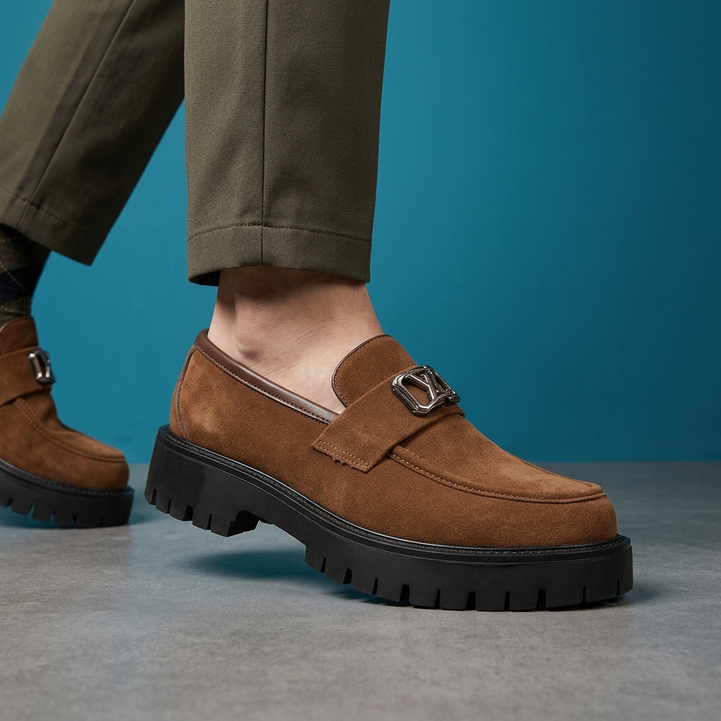 Bennett Suede Lug Loafers