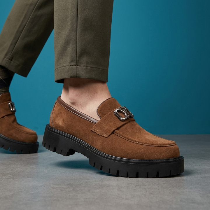 Bennett Suede Lug Loafers