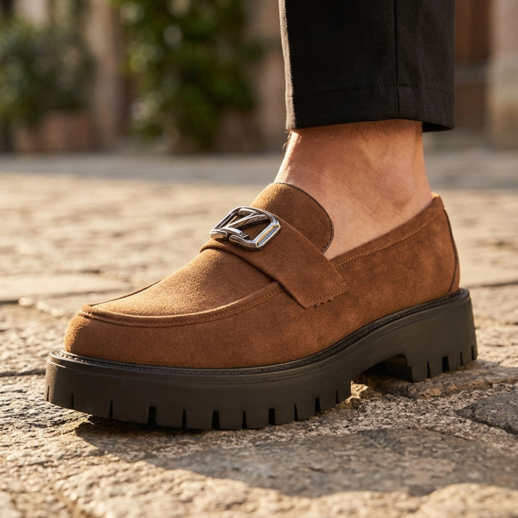 Bennett Suede Lug Loafers