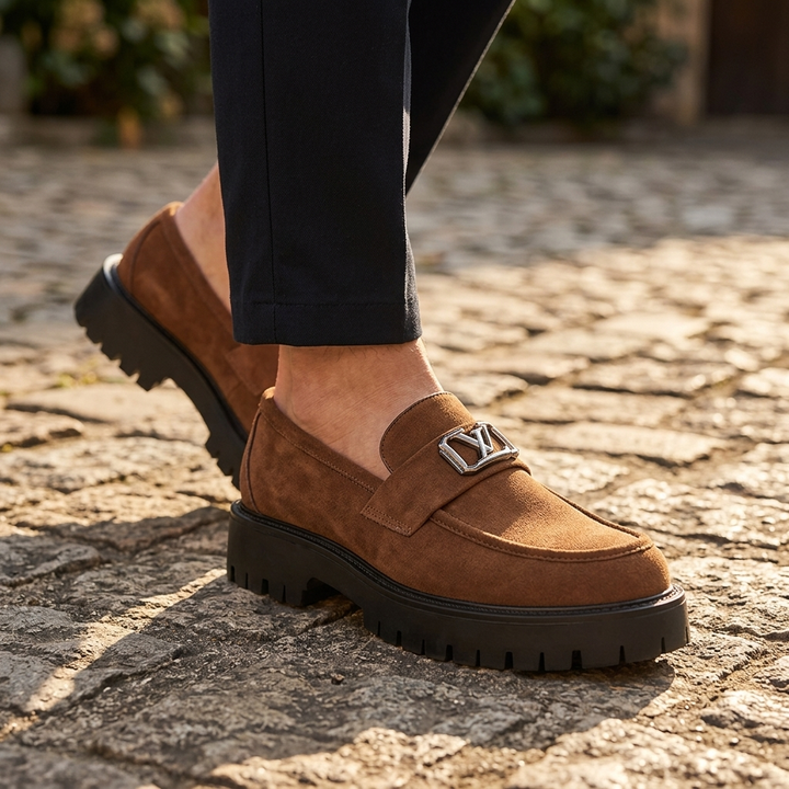 Bennett Suede Lug Loafers