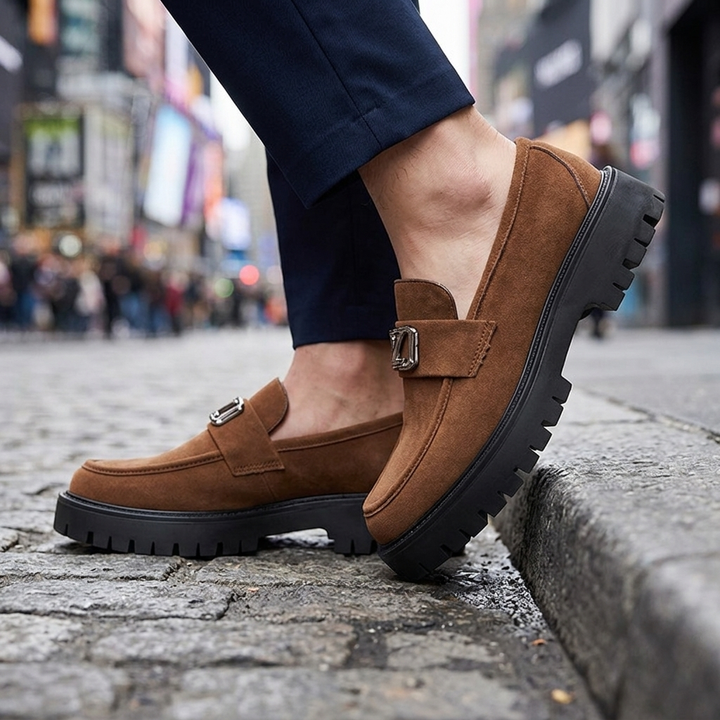 Bennett Suede Lug Loafers