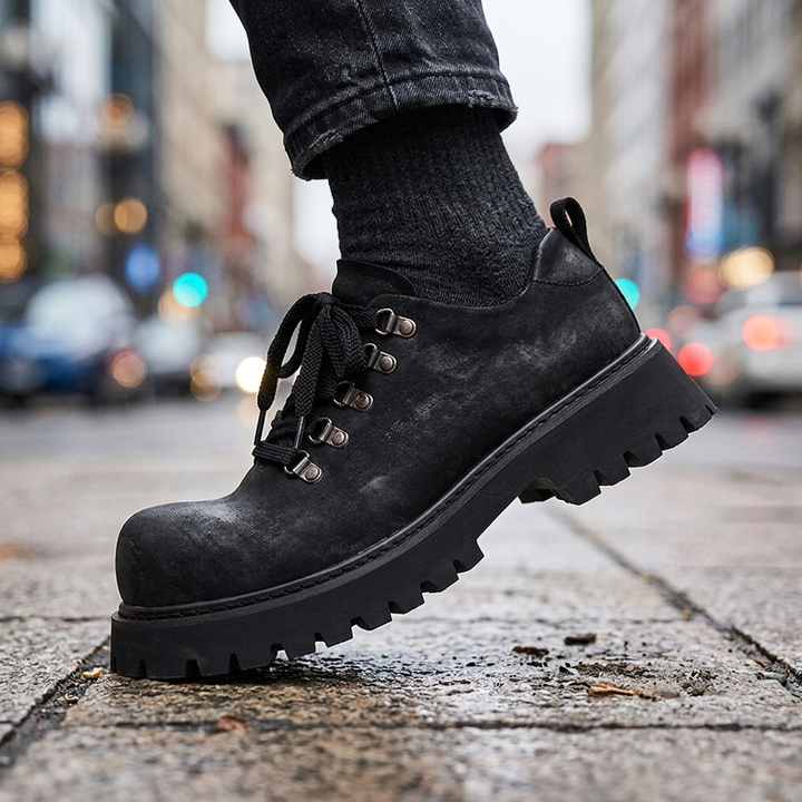 Dalton Retro Leather Derbies