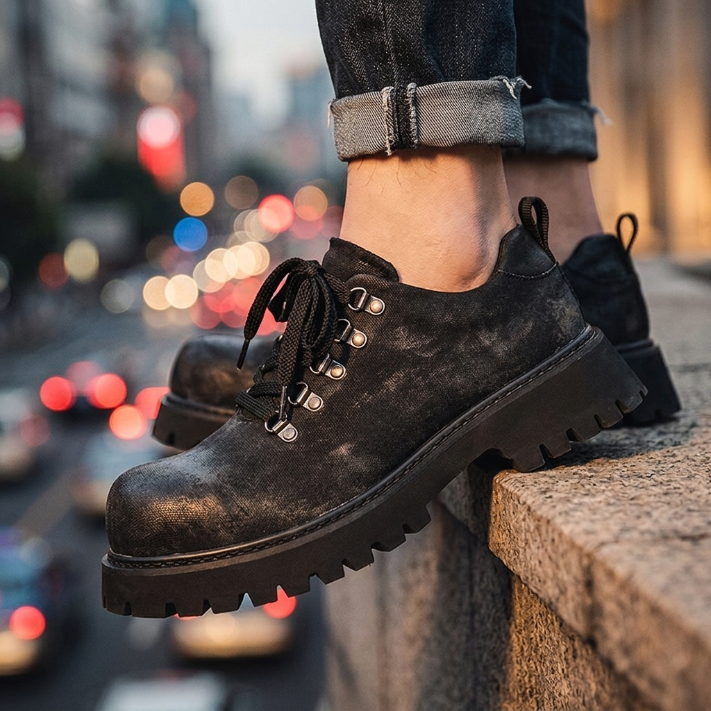 Dalton Retro Leather Derbies