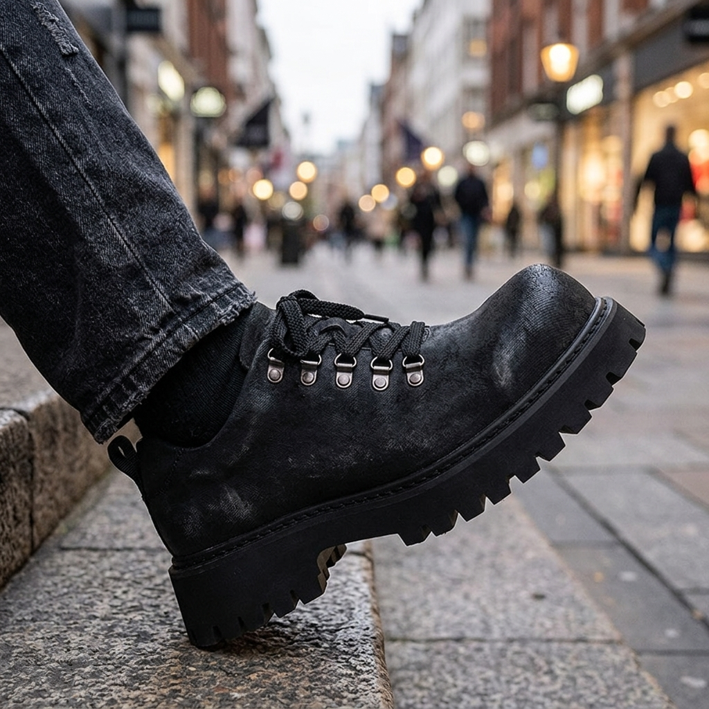 Dalton Retro Leather Derbies