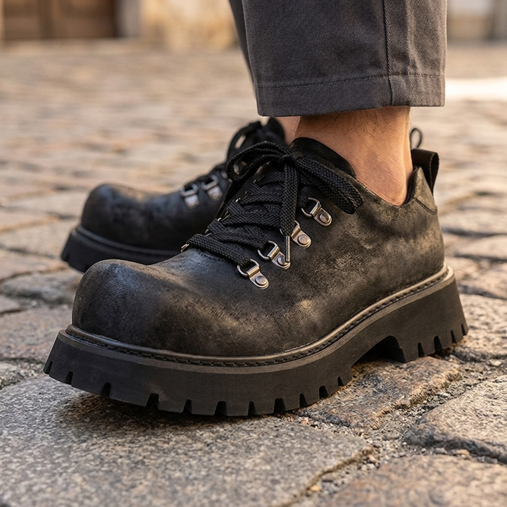 Dalton Retro Leather Derbies