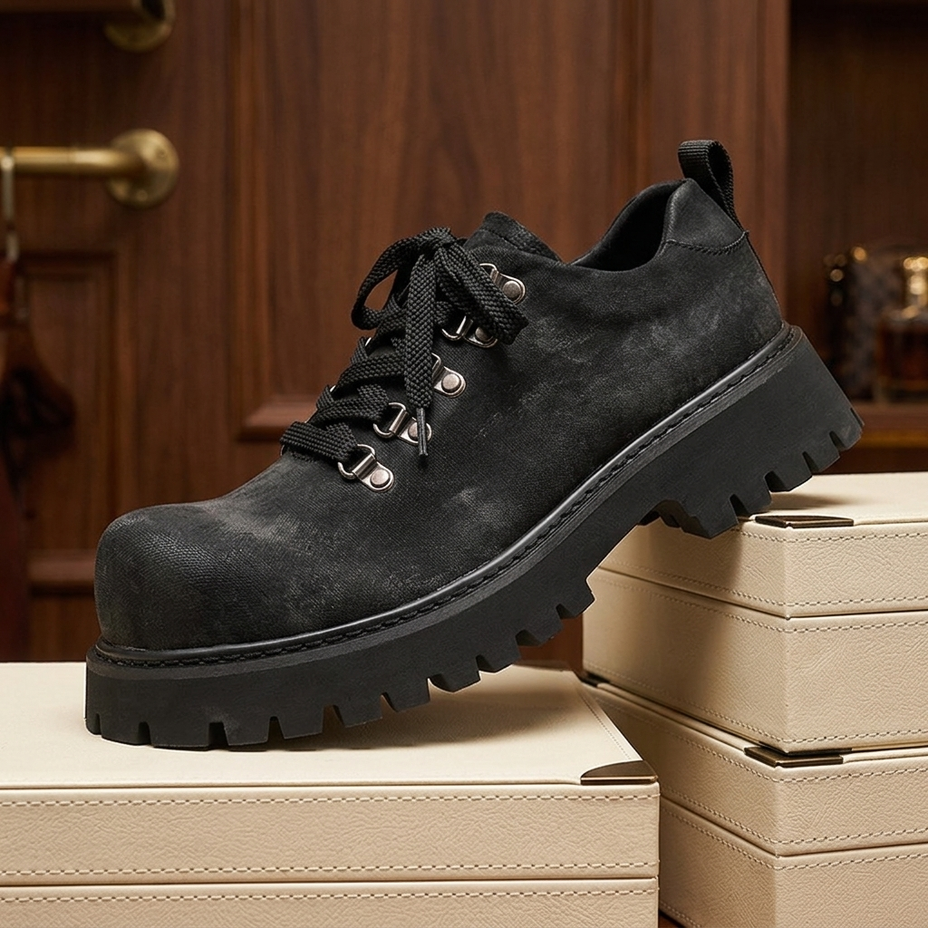 Dalton Retro Leather Derbies